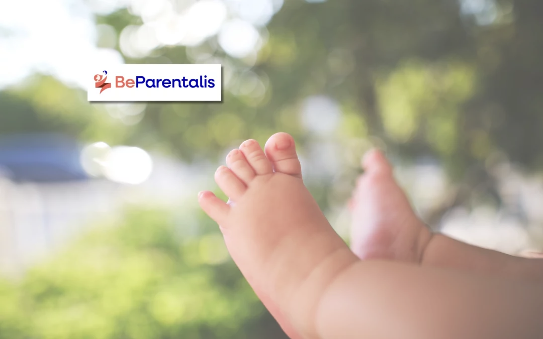 Pieds en éventail bébé