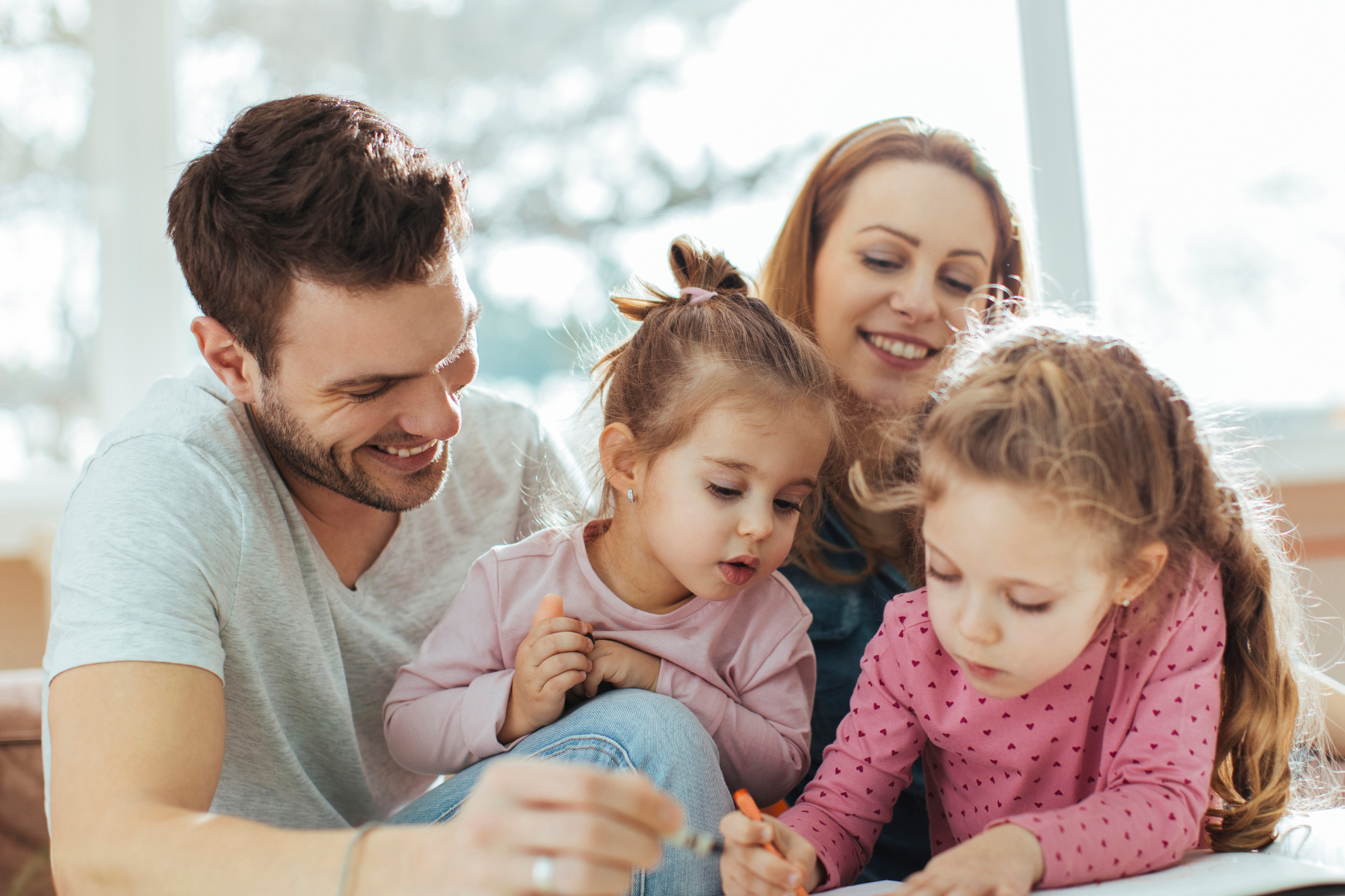 Famille heureuse Famille heureuse