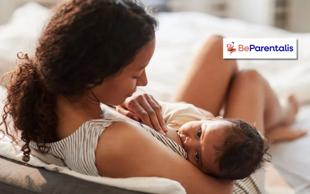 Maman qui allaite son bébé