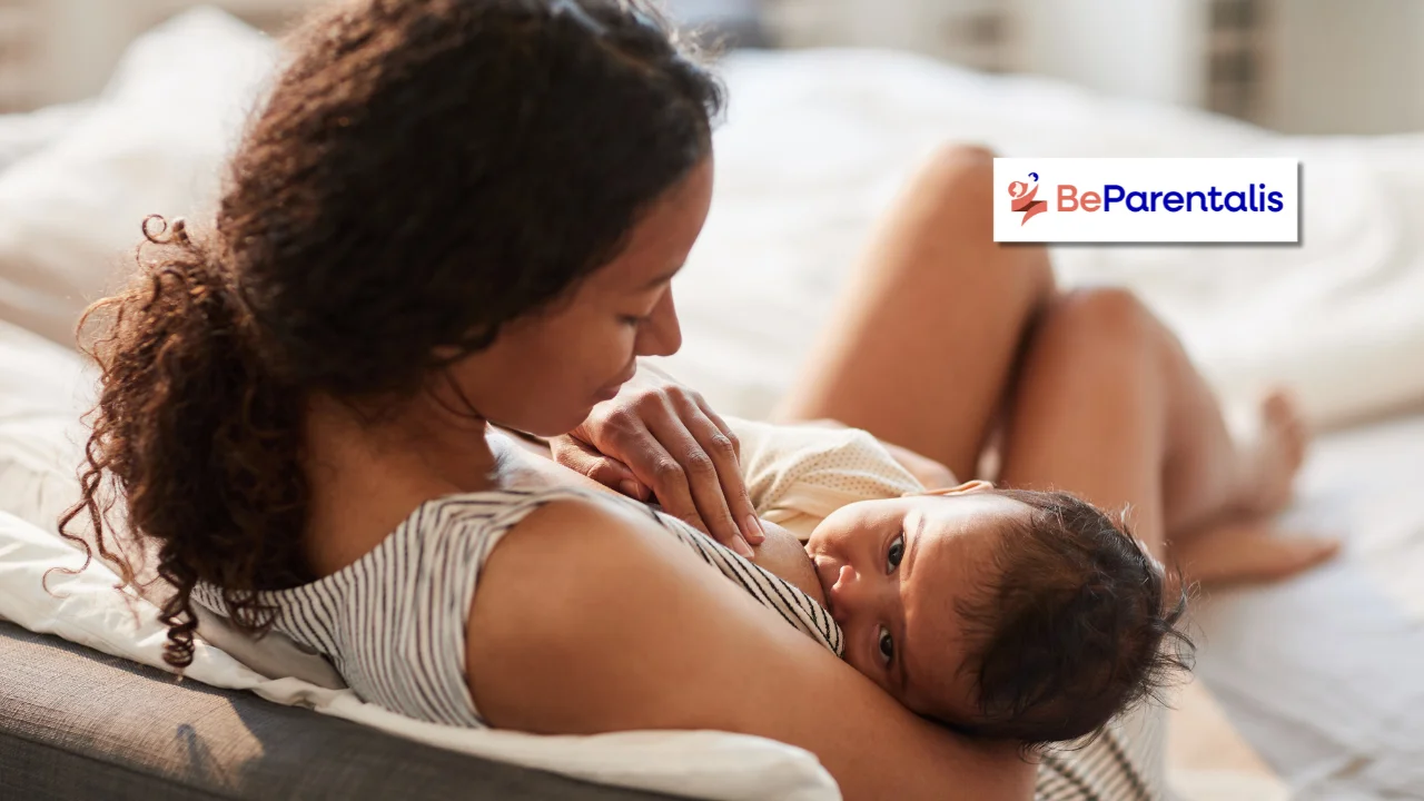Maman qui allaite son bébé