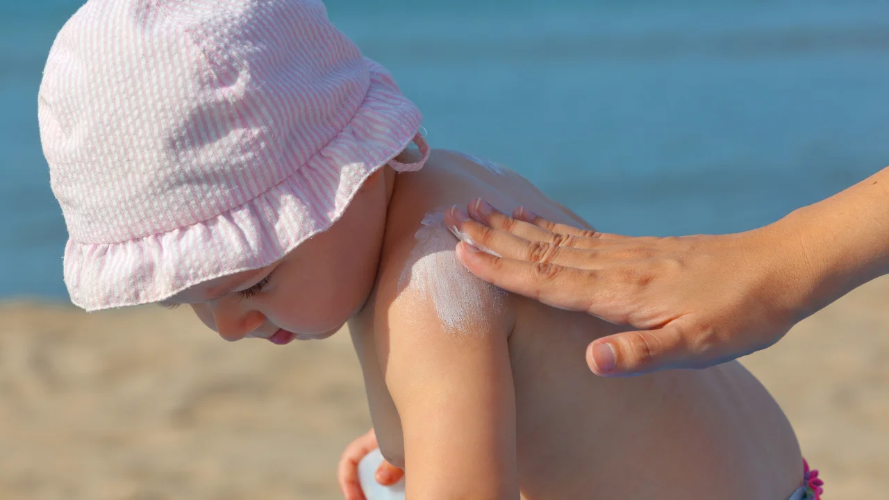 Bébé crème solaire Bébé crème solaire